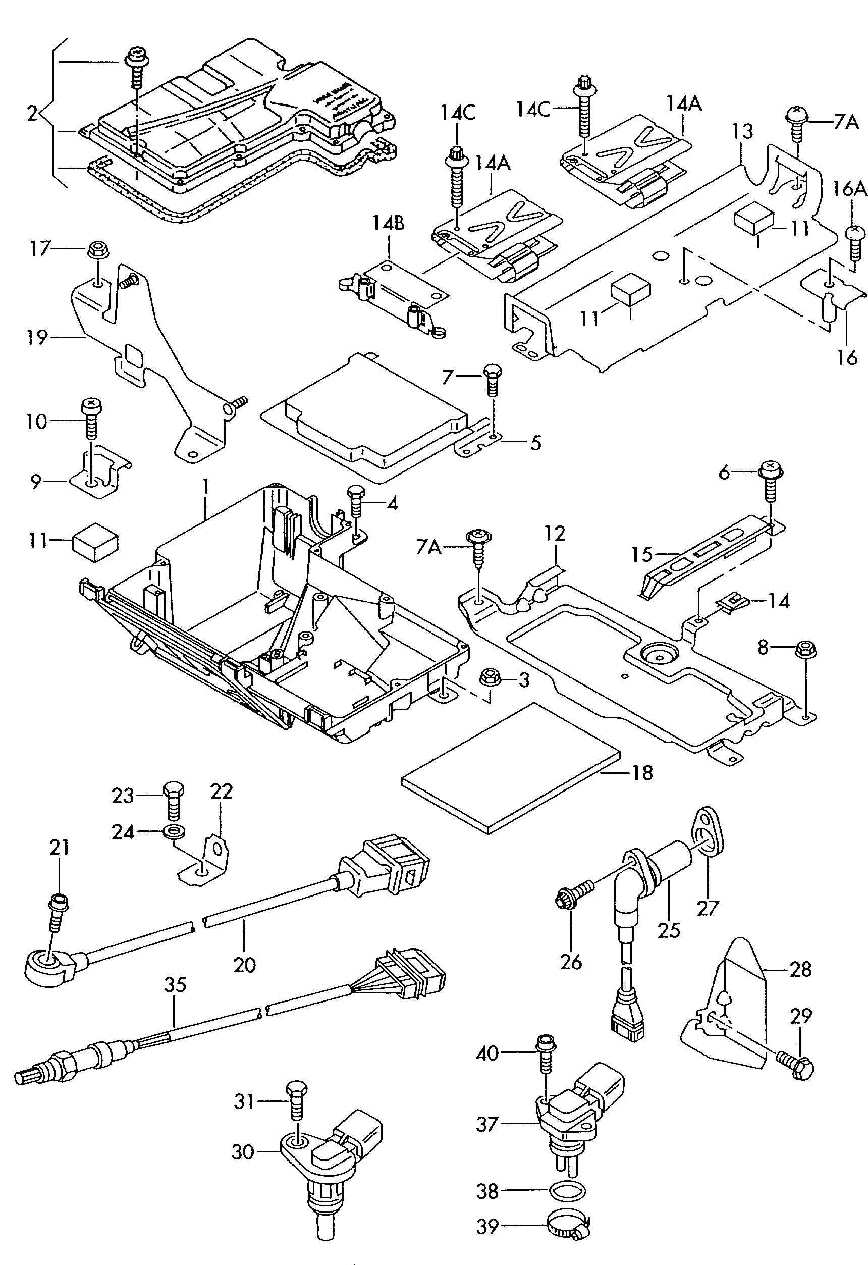 Skoda 1K0 998 262 AB - Oxygen, Lambda Sensor onlydrive.pro