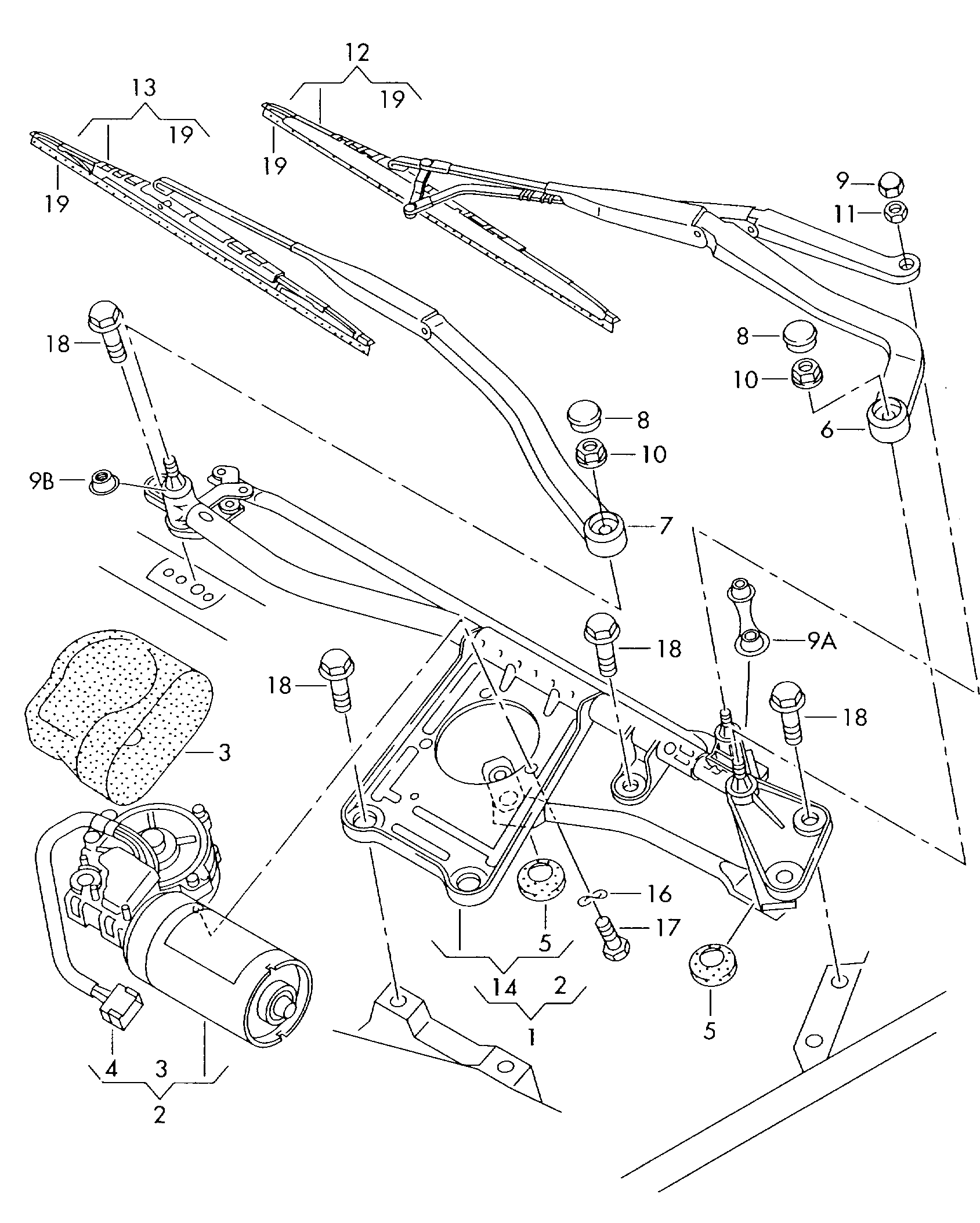 VAG 4A0955425B - Klaasipuhastaja kumm onlydrive.pro