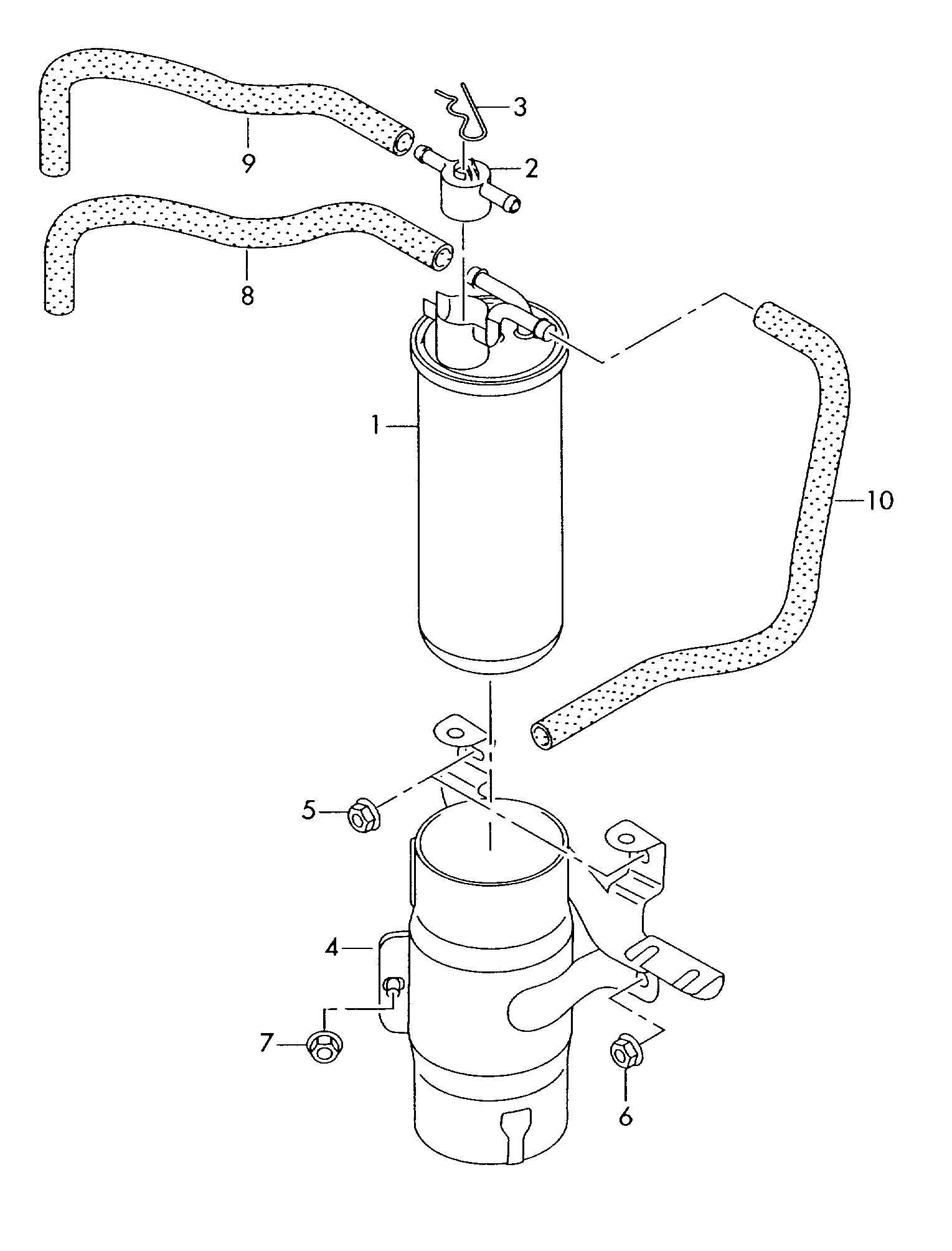 Skoda 4F0127435A - Kütusefilter onlydrive.pro