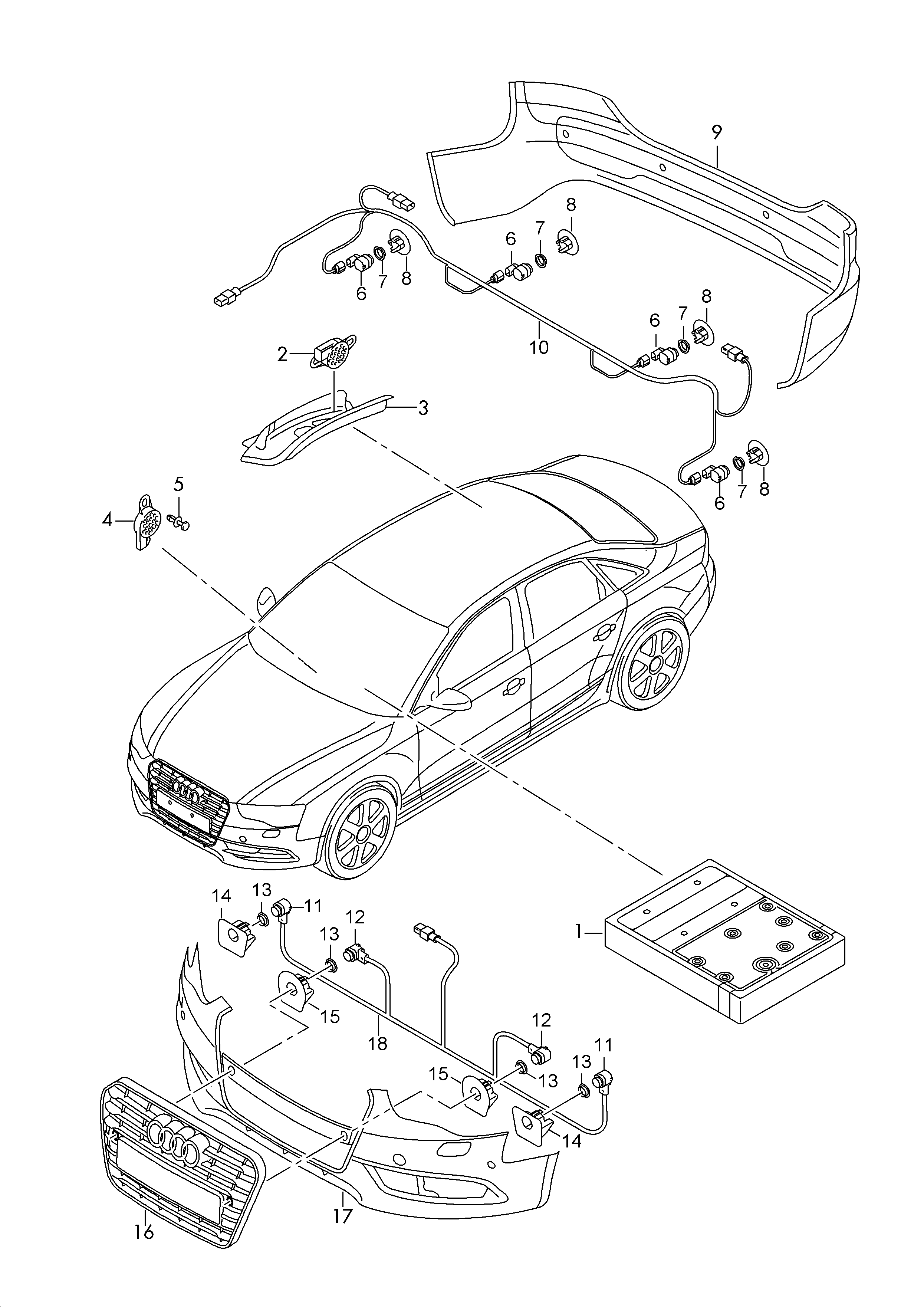 Seat 1S0 919 275 A - Sensor onlydrive.pro