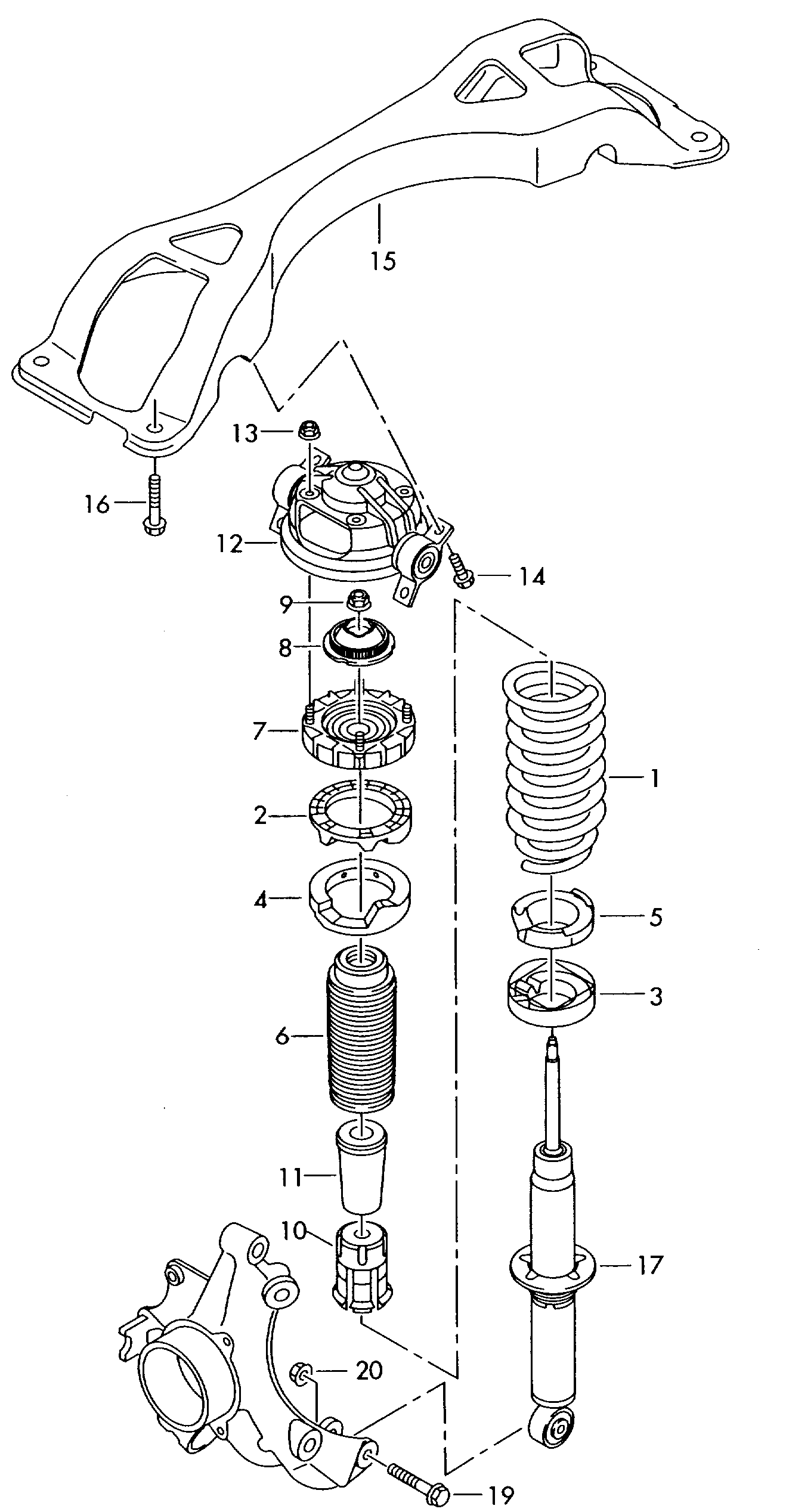 VAG 7L8 513 029 H - Shock Absorber onlydrive.pro