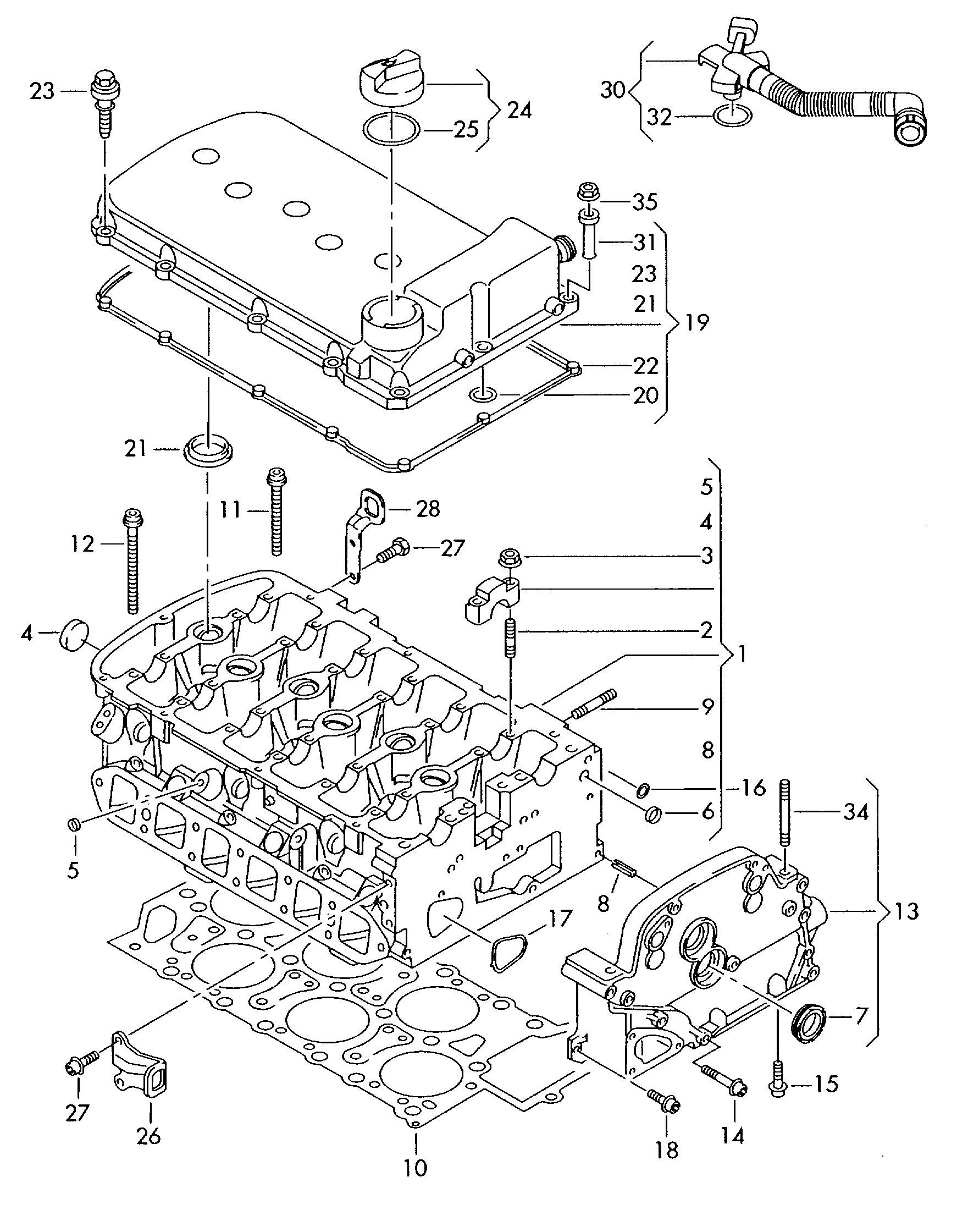 VAG 022103351D - Cylinder Head onlydrive.pro