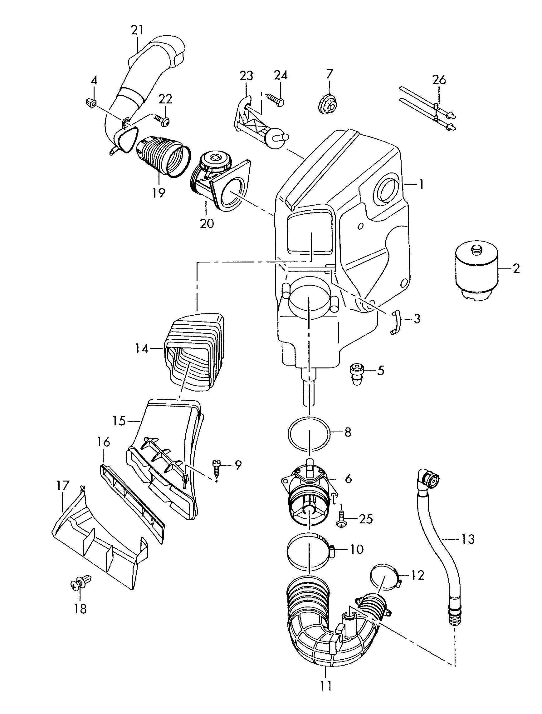 VW 4F0 133 843 A - Воздушный фильтр, двигатель onlydrive.pro