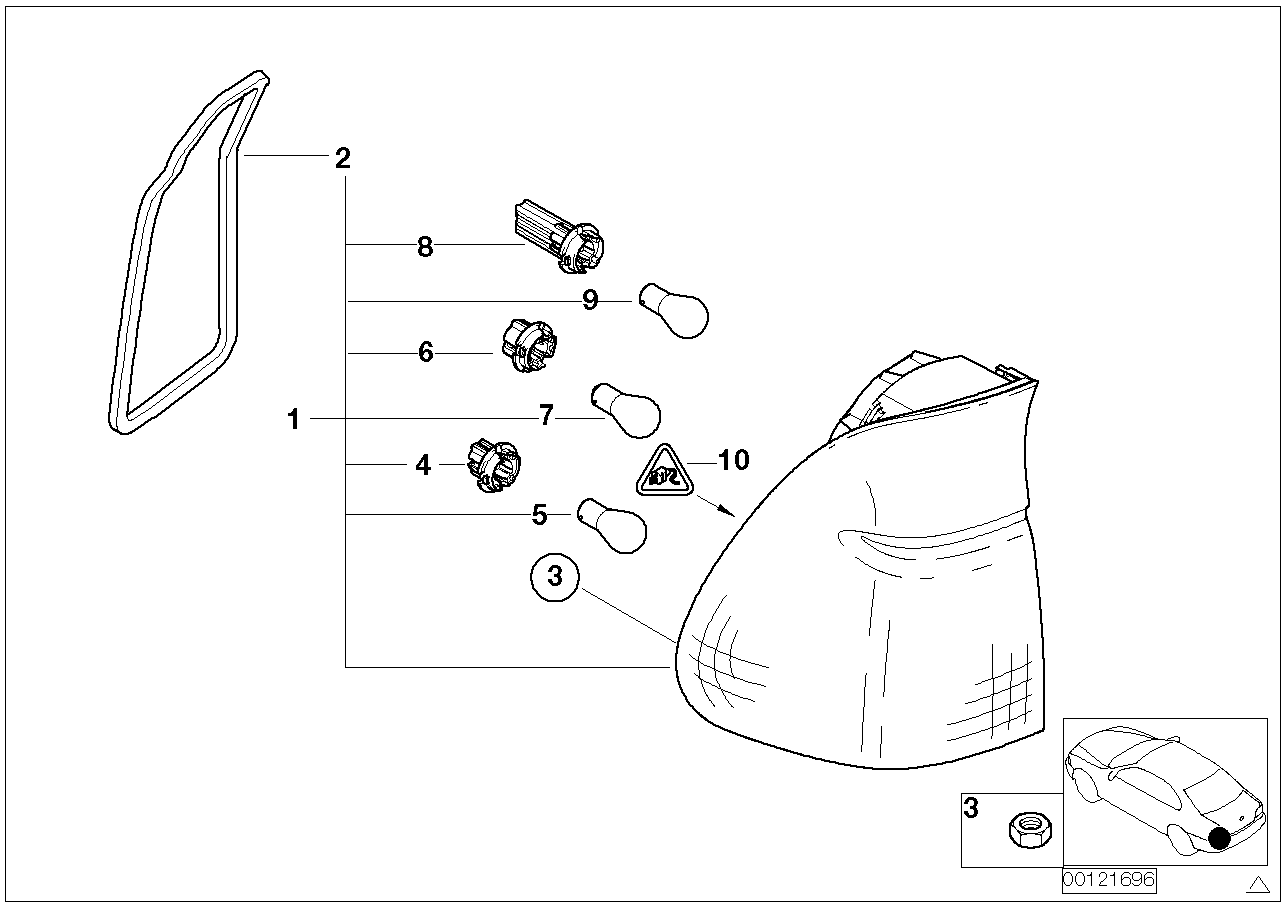 Mini 63 12 8 370 309 - Bulb, stop light onlydrive.pro