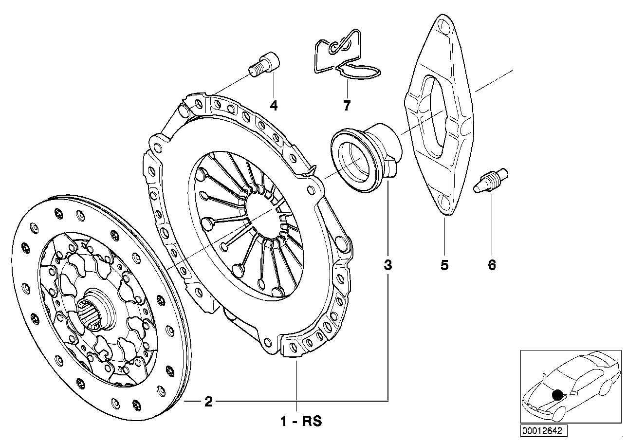 BMW 21 21 7 526 588 - Диск сцепления, фрикцион onlydrive.pro