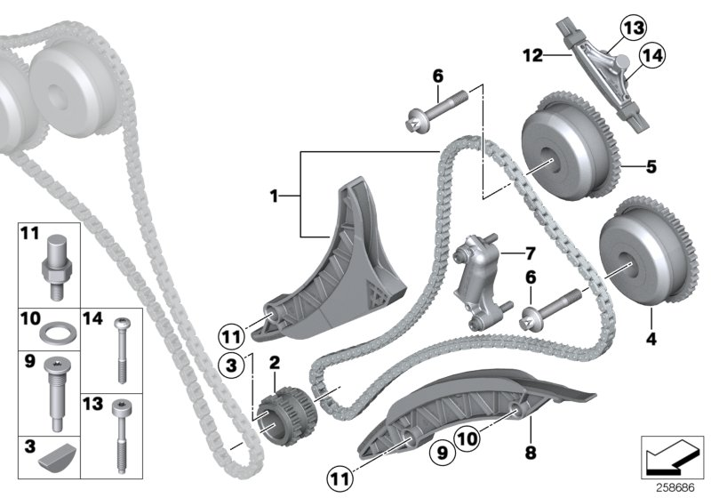 BMW 11 21 7 571 037 - Gear, crankshaft onlydrive.pro