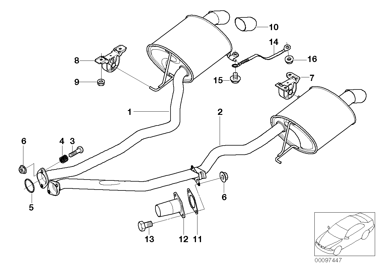 BMW 18307503582 - Spring, silencer onlydrive.pro