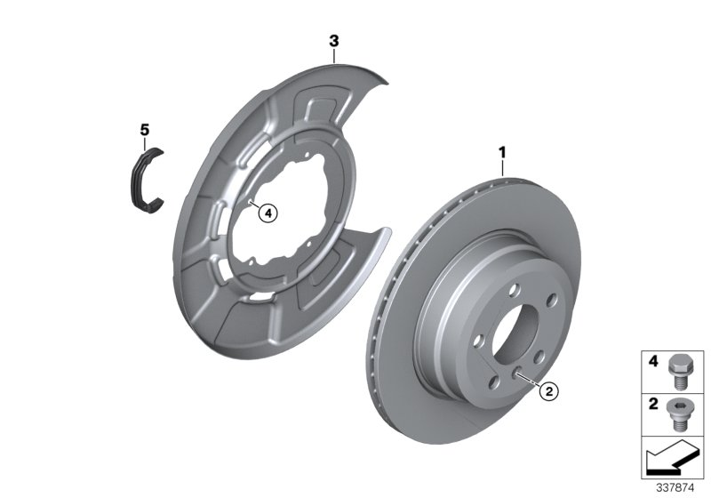 BMW 34 21 6 750 385 - Splash Panel, guard, brake disc onlydrive.pro