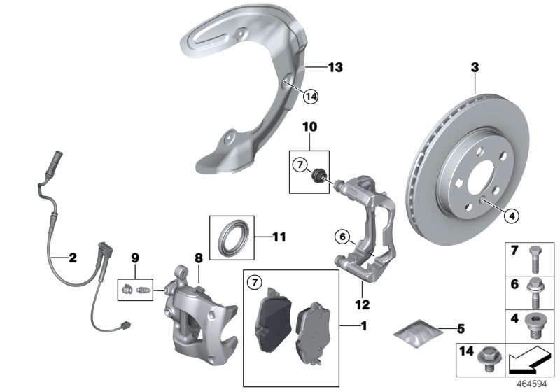 BMW 34 11 6 860 265 - Pidurisadul onlydrive.pro