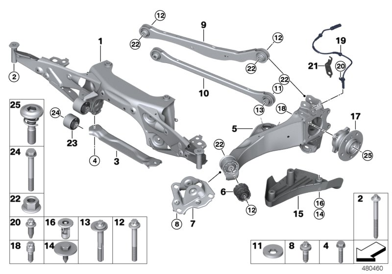 BMW 34 52 6 858 466 - Sensor, wheel speed onlydrive.pro