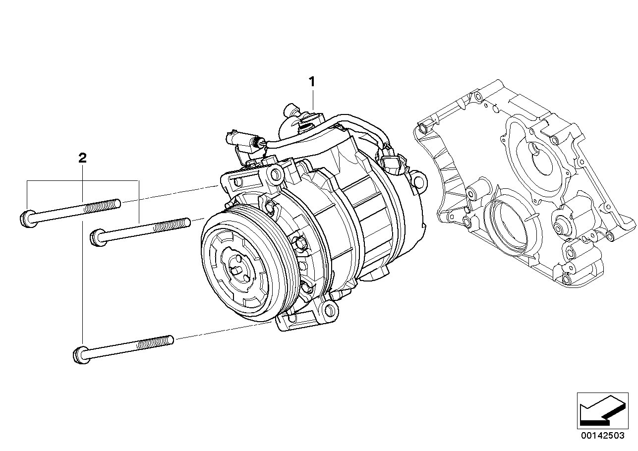 BMW 64 52 6 956 715 - Kompressori, ilmastointilaite onlydrive.pro