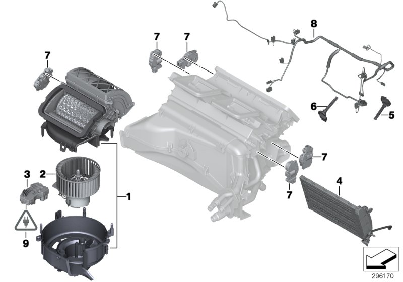 BMW 64119266185 - Rezistors, Salona ventilators onlydrive.pro