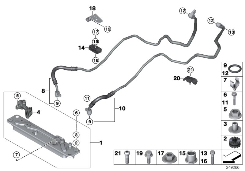 BMW 1710 7 558 267 - Termostats, Eļļas dzesēšana onlydrive.pro