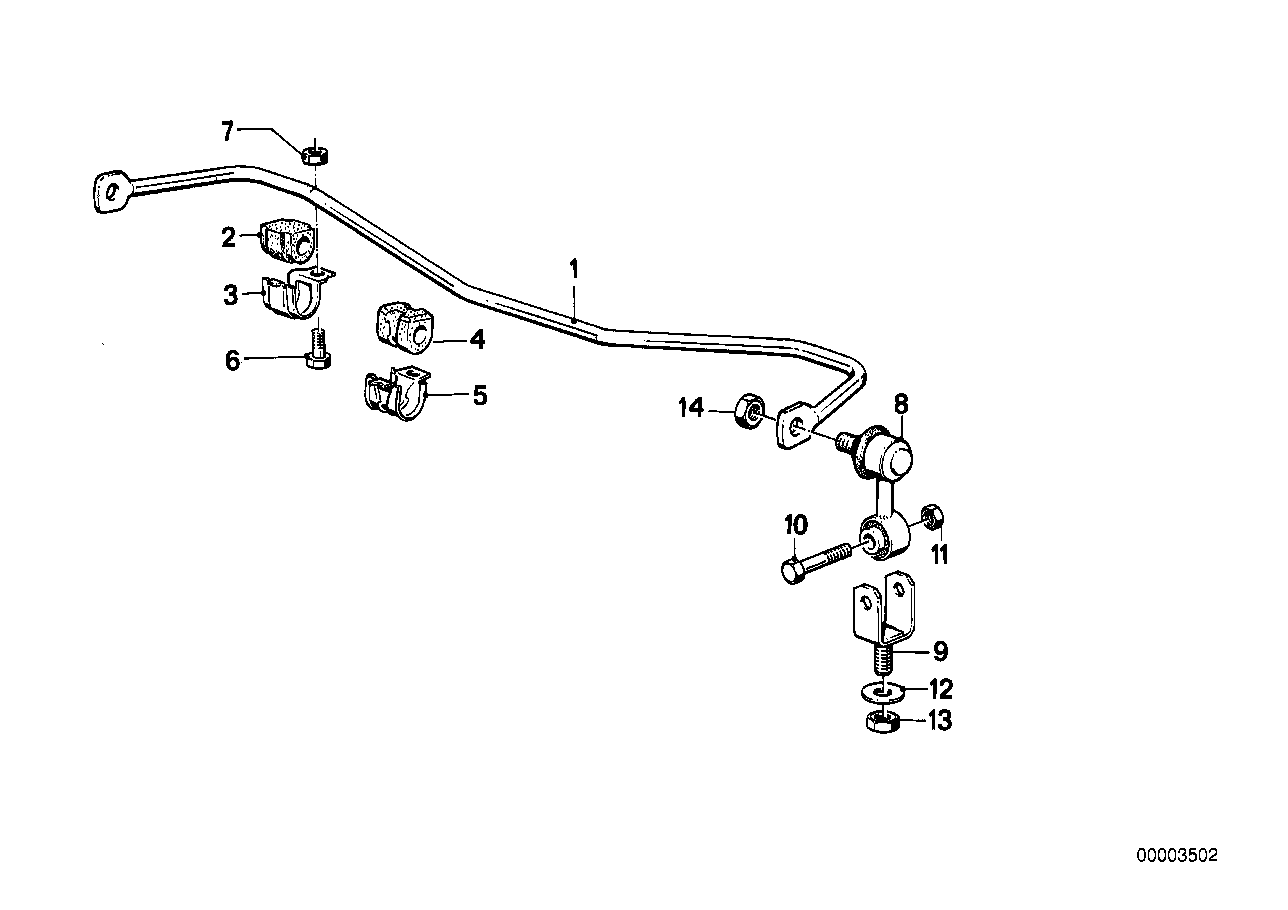 BMW 31 35 1 127 414 - Įvorė, stabilizatorius onlydrive.pro