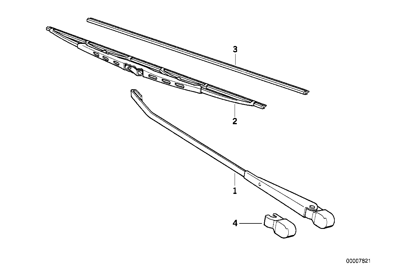 BMW 61 62 7 140 965 - Wiper arm/wiper blade: 2  pcs. onlydrive.pro