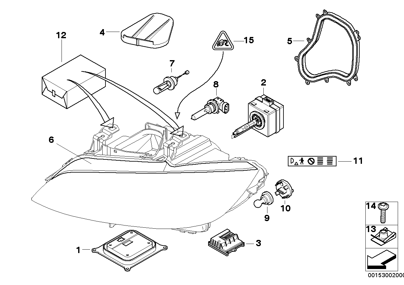 BMW 63 21 7 217 509 - Bulb, spotlight onlydrive.pro