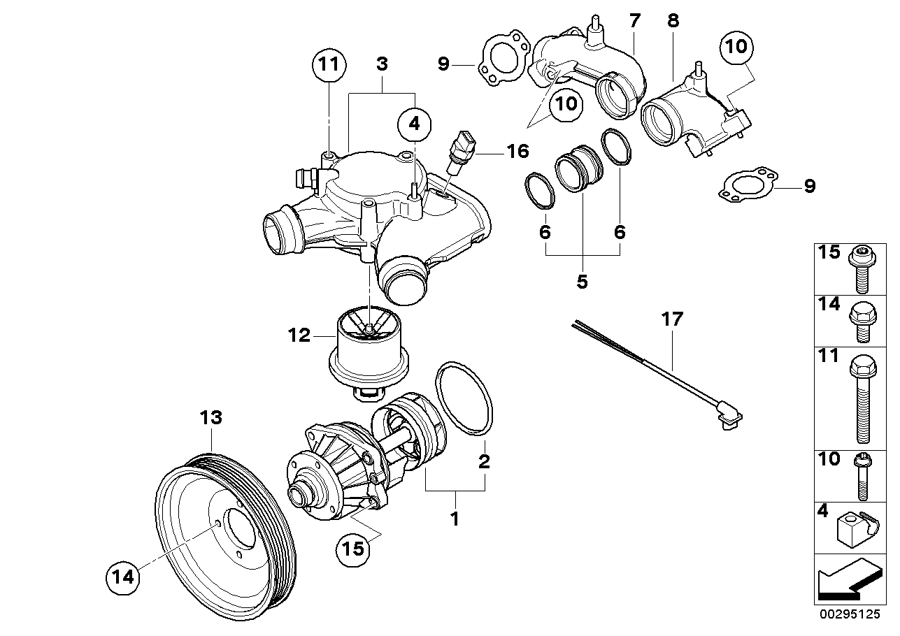 BMW 11531406249 - Gasket, thermostat onlydrive.pro