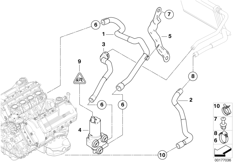 BMW 64118369806 - Water Pump onlydrive.pro