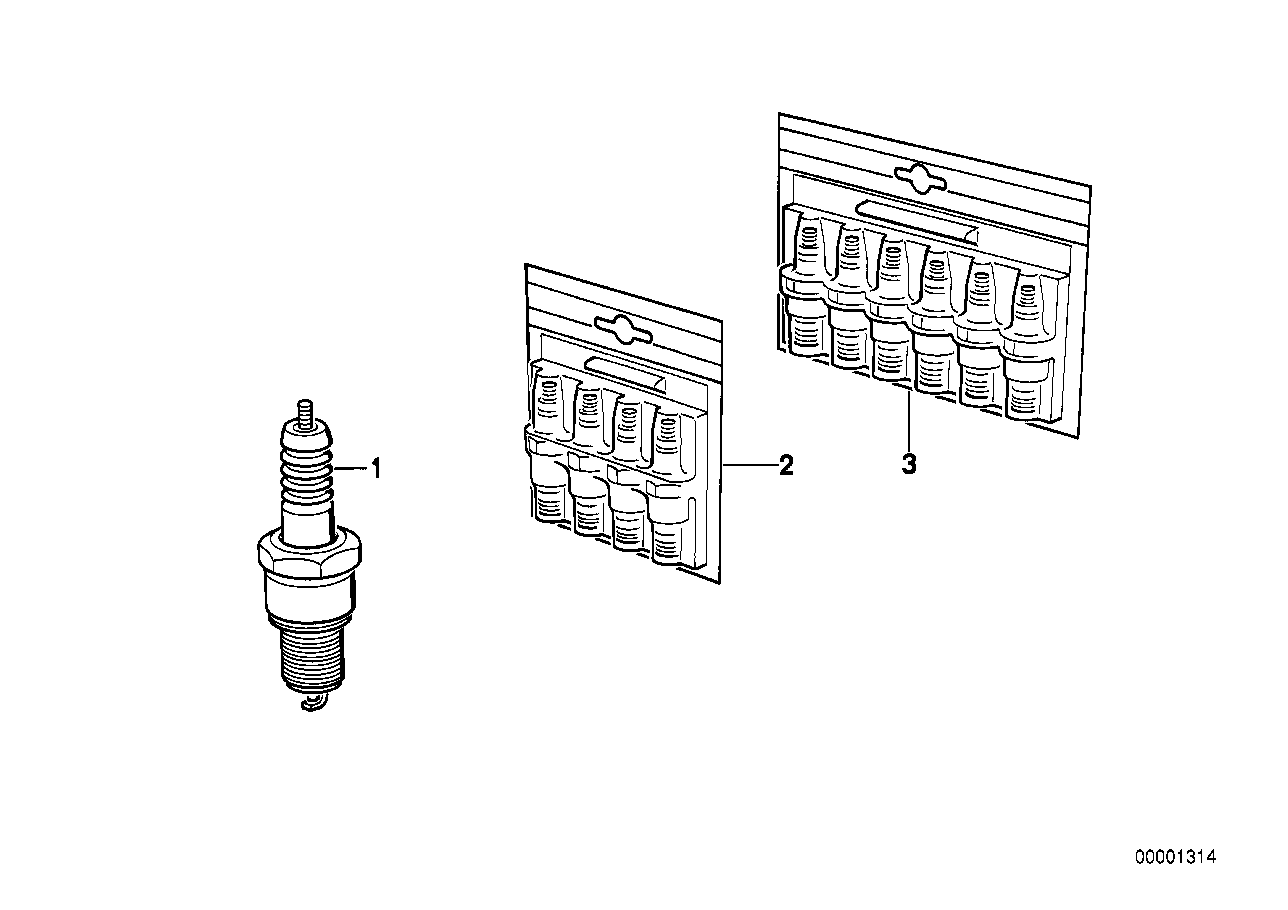 BMW 12129061444 - Spark Plug onlydrive.pro