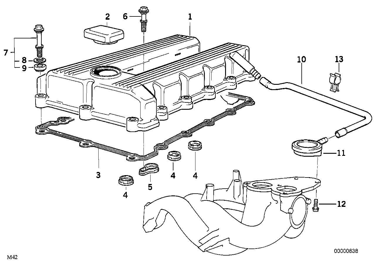 BMW 11 12 1 721 879 - Прокладка, болт крышка головки цилиндра onlydrive.pro