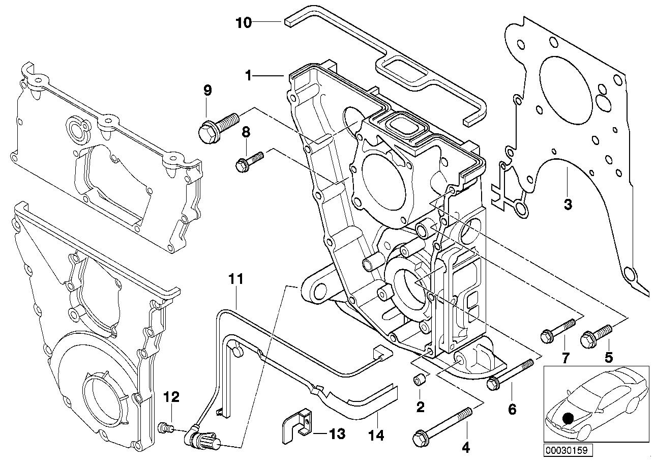 BMW 12 14 1 247 259 - Sensor, crankshaft pulse onlydrive.pro