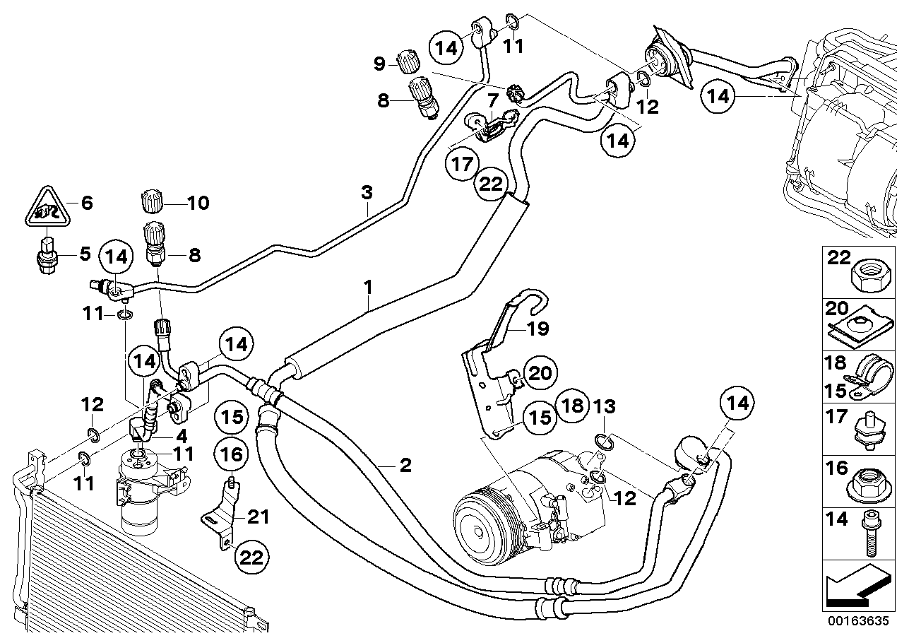 BMW 64 53 9 181 464 - Painekytkin, ilmastointilaite onlydrive.pro