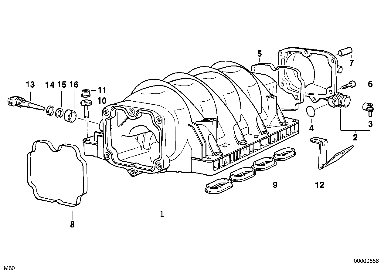 BMW 13 62 1 725 324 - Sensor, intake air temperature onlydrive.pro