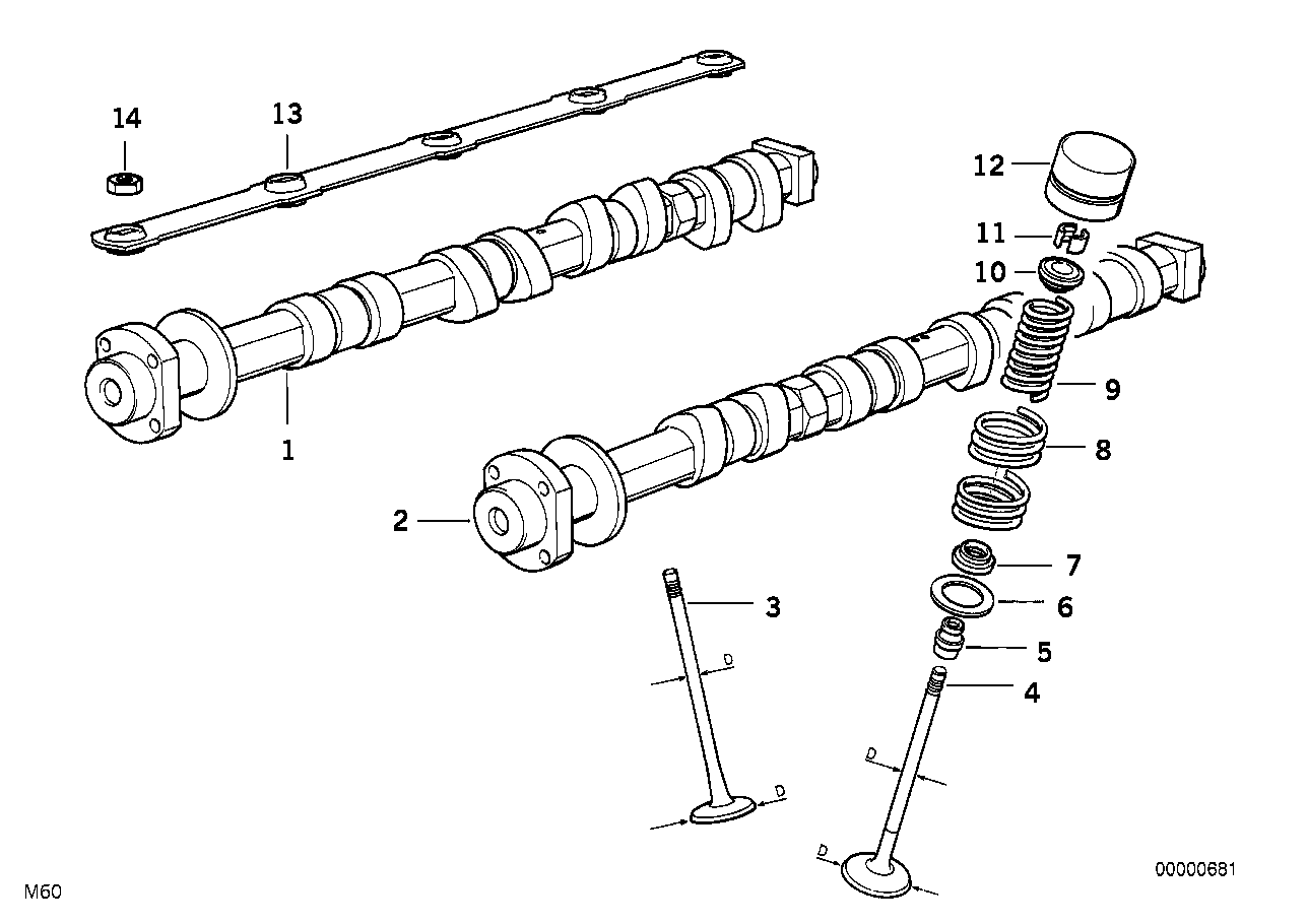 BMW 11 34 9 063 193 - Blīvju komplekts, Vārsta kāts onlydrive.pro