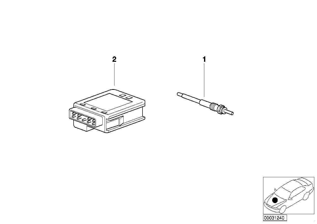 BMW 12 23 22 48 422 - Glow Plug onlydrive.pro