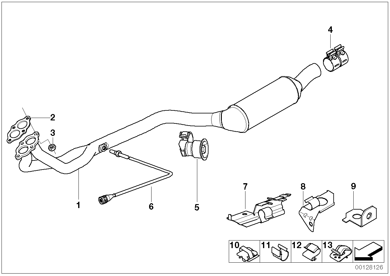 BMW 11 78 1 247 475 - Catalytic converter/front silencer: 1  pcs. onlydrive.pro