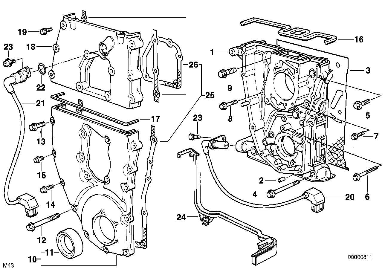 BMW 11 14 1 743 191 - Tihendikomplekt, Juhtimiskorpus onlydrive.pro