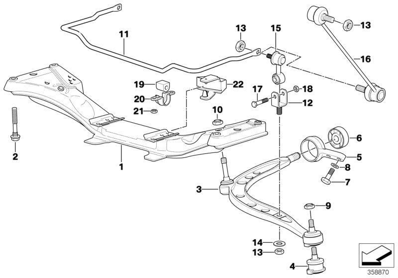 BMW 31 12 9 059 288 - Bush of Control / Trailing Arm onlydrive.pro