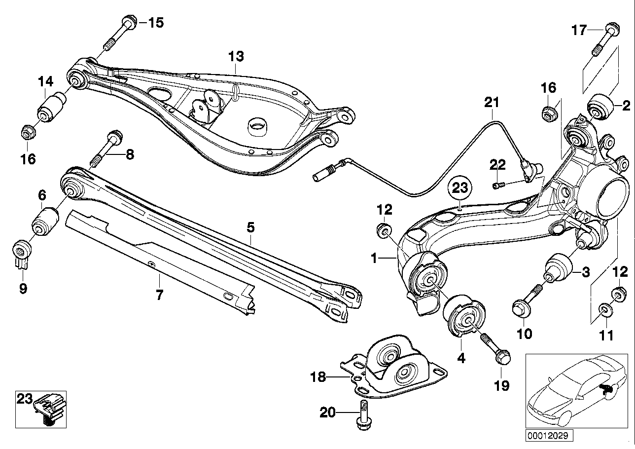 BMW 34 52 6 752 683 - Датчик ABS, частота вращения колеса onlydrive.pro