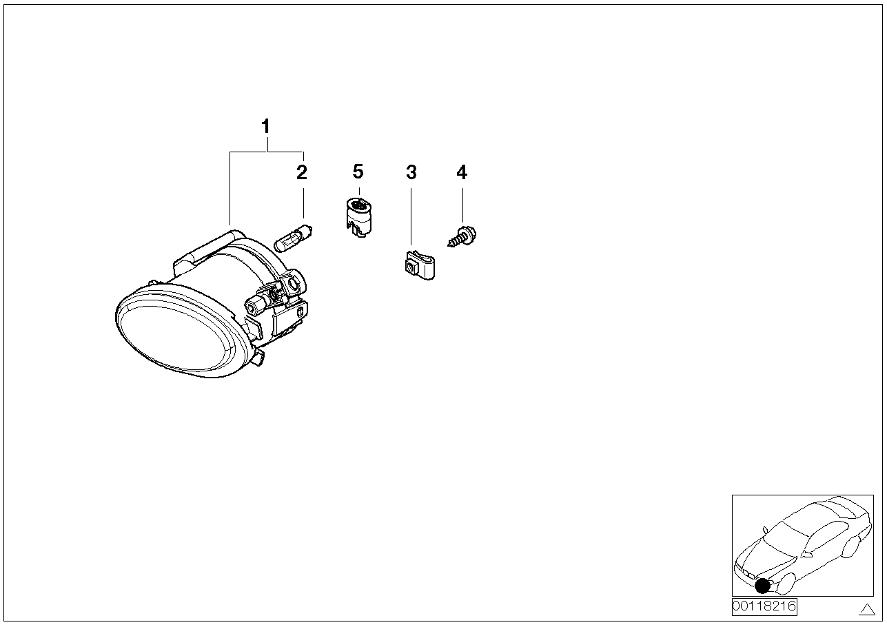 BMW 63 21 7 160 786 - Bulb, cornering light onlydrive.pro