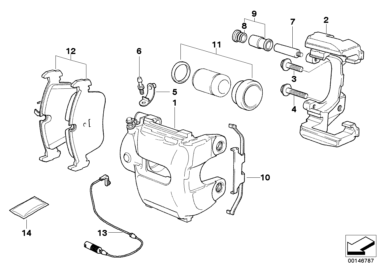 Mini 34116768067 - Repair Kit, brake caliper onlydrive.pro