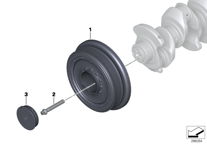 BMW 11 23 8 585 220 - Centering Bolt, crankshaft pulley onlydrive.pro