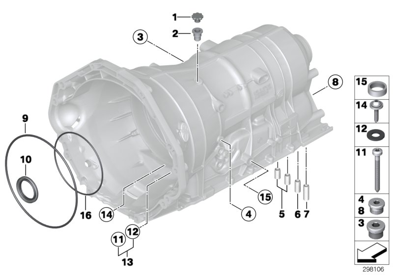 BMW 24317519352 - Сальник АКПП onlydrive.pro