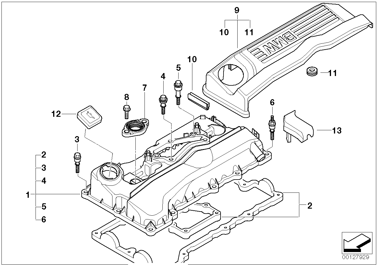 BMW 11 12 8 655 331 - Sealing Cap, oil filling port onlydrive.pro