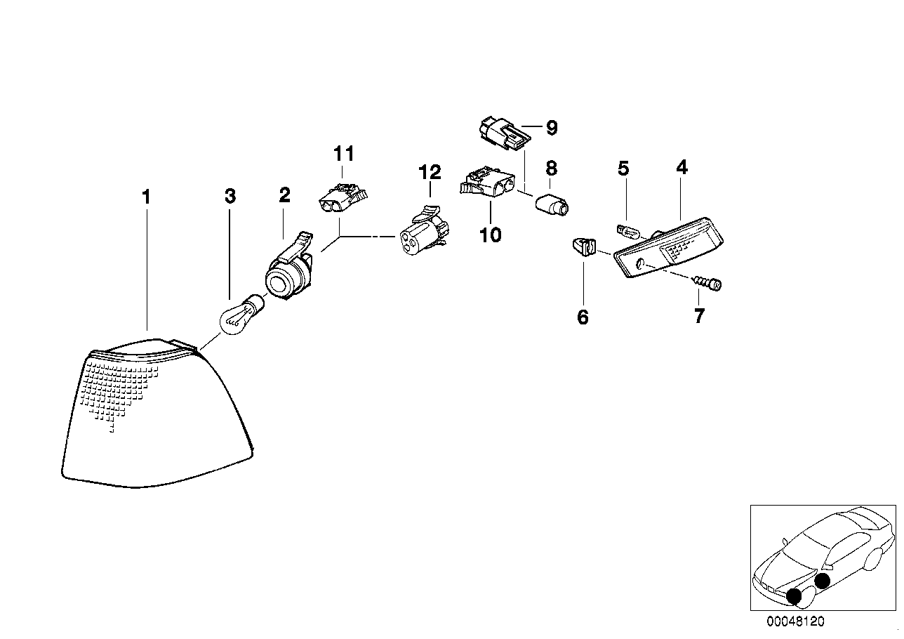 BMW 63138353281 - Indicator onlydrive.pro