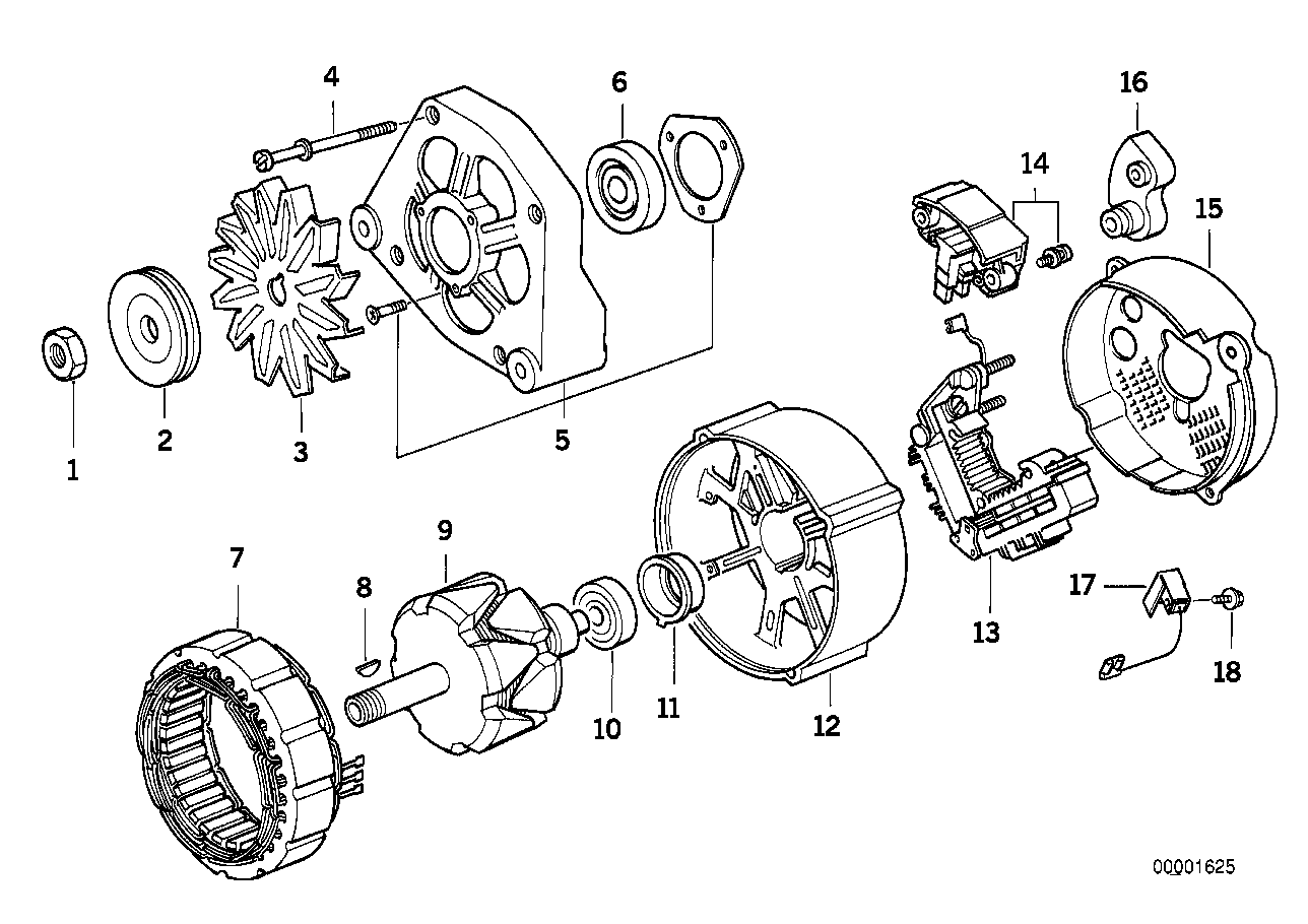 BMW 12 31 1 739 193 - Jänniteensäädin onlydrive.pro