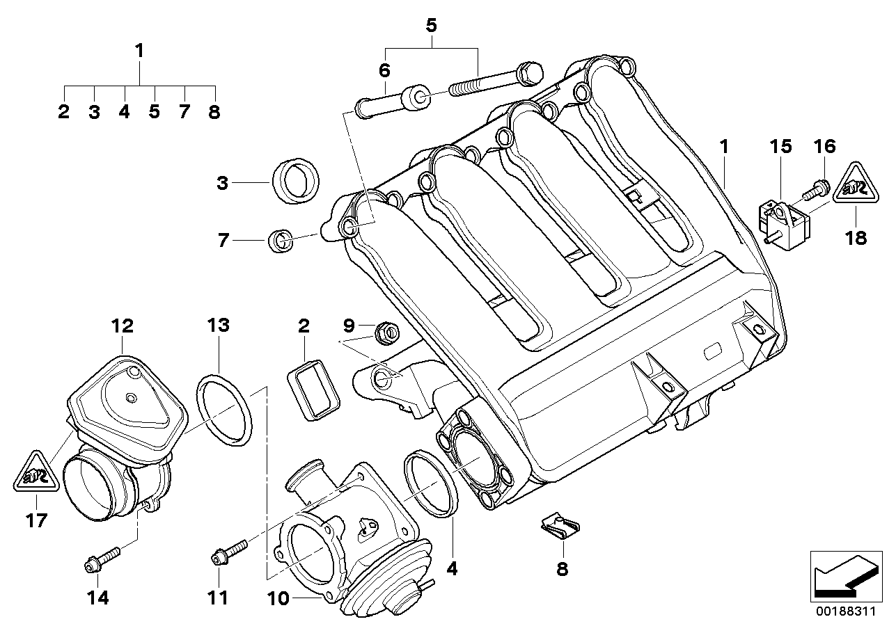 BMW 11 71 7 804 384 - Kaasuläpän kotelo onlydrive.pro