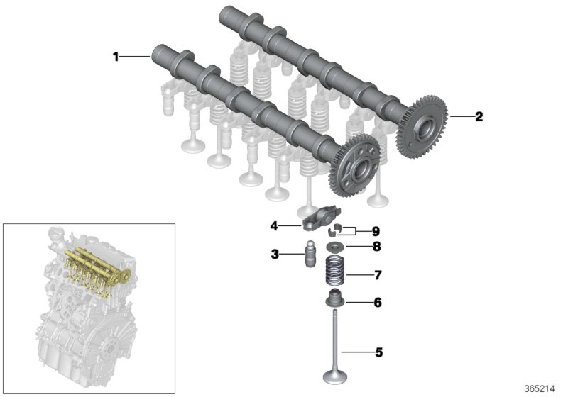 BMW 11 33 8 614 951 - Timing and valve train-camshaft: 12  pcs. onlydrive.pro