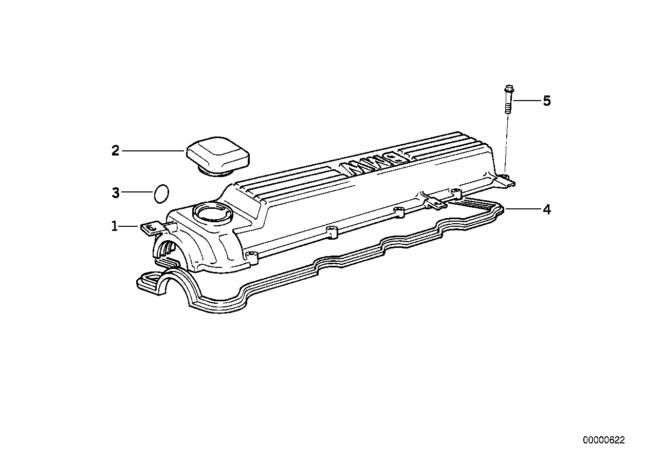 BMW 11 12 2 244 398 - Gasket, cylinder head cover onlydrive.pro