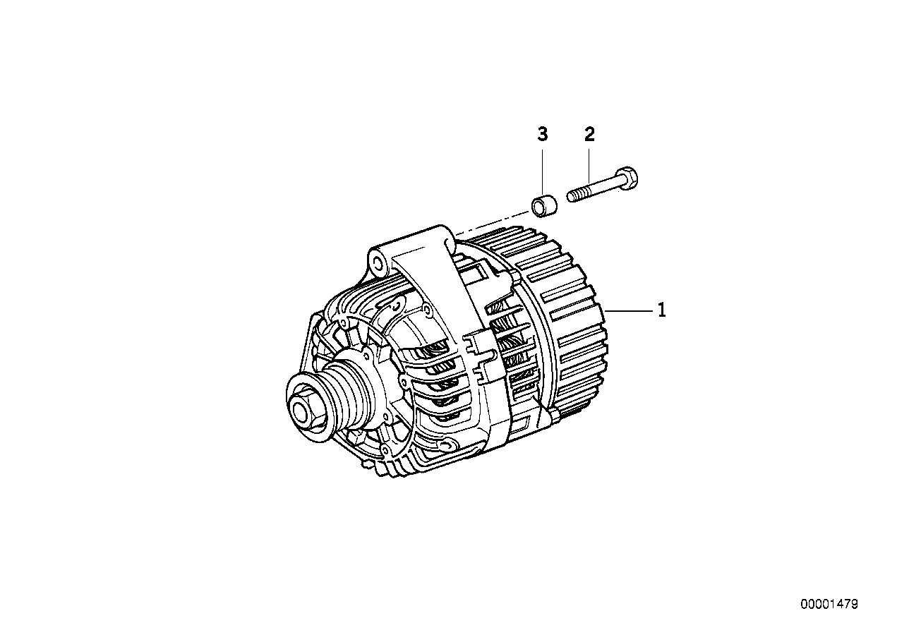 BMW 12 31 2 244 884 - Alternator onlydrive.pro