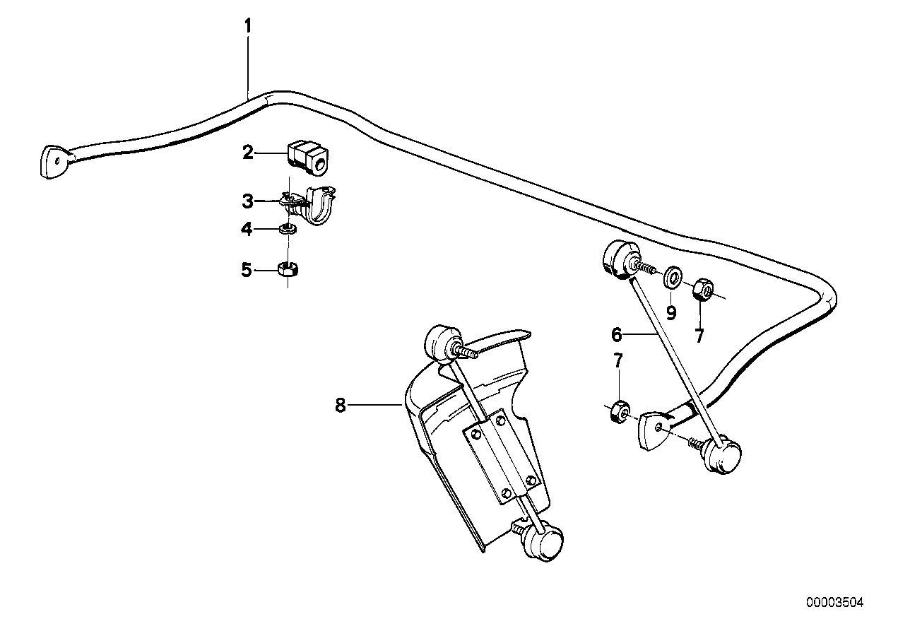 BMW 31 35 1 133 738 - Bukse, Stabilizators onlydrive.pro