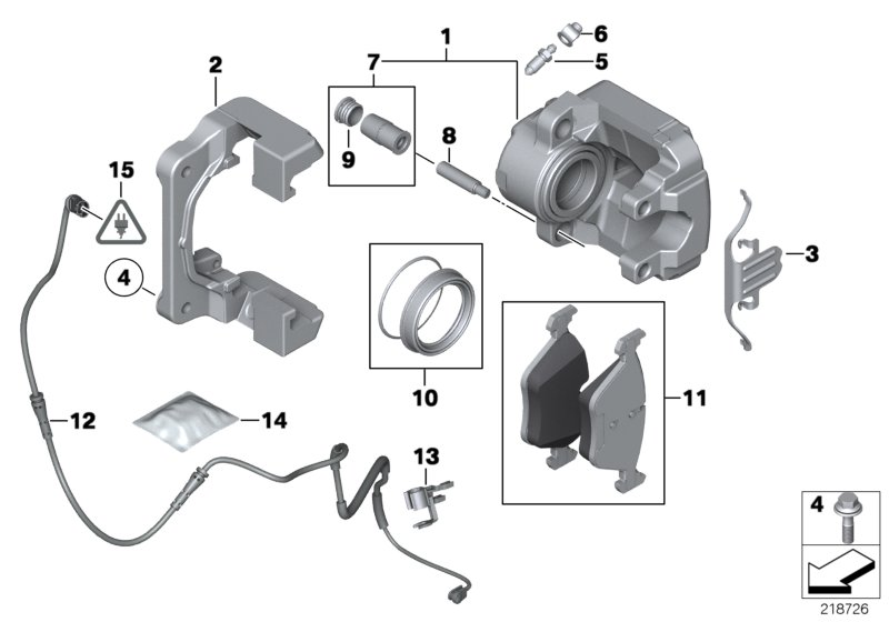 BMW 34 11 6 786 817 - Brake Caliper onlydrive.pro