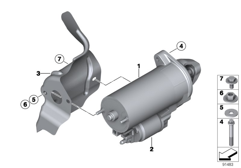 BMW 12417579155 - Starteris onlydrive.pro