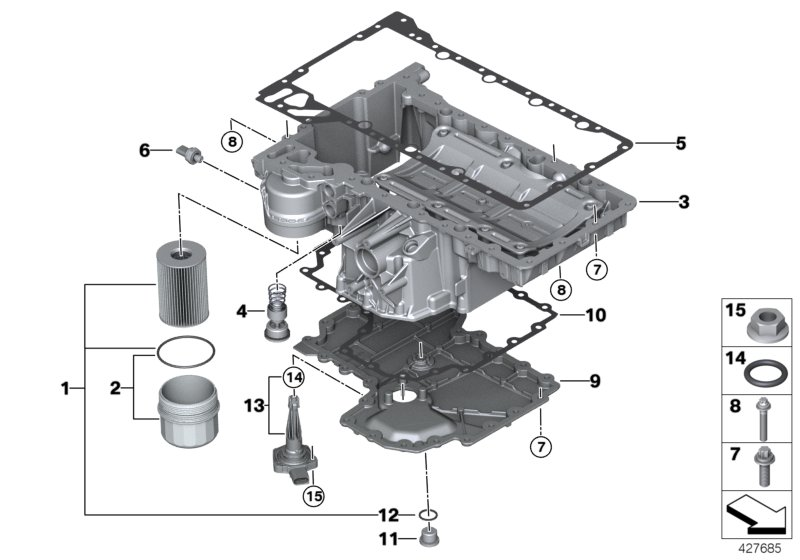 BMW 12 61 8 611 273 - Sender Unit, oil pressure onlydrive.pro