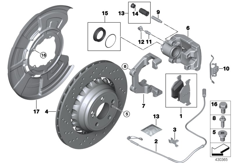 BMW 34216794879 - Brake Pad Set, disc brake onlydrive.pro