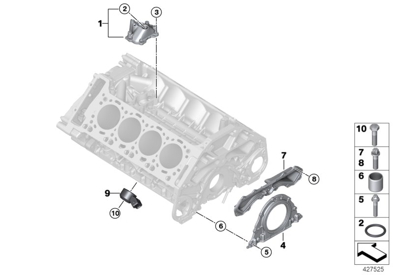 BMW 11 14 8 483 798 - Shaft Seal, crankshaft onlydrive.pro